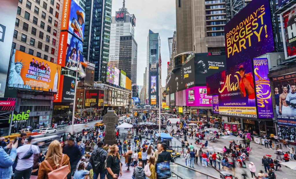 Manhattan mucha gente excursiones